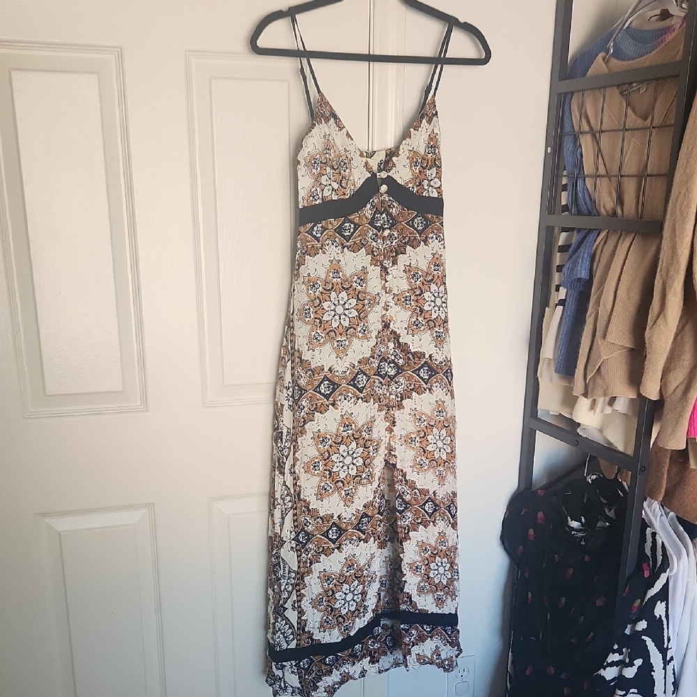 Cleobella Bohemian Floral Midi Dress XS